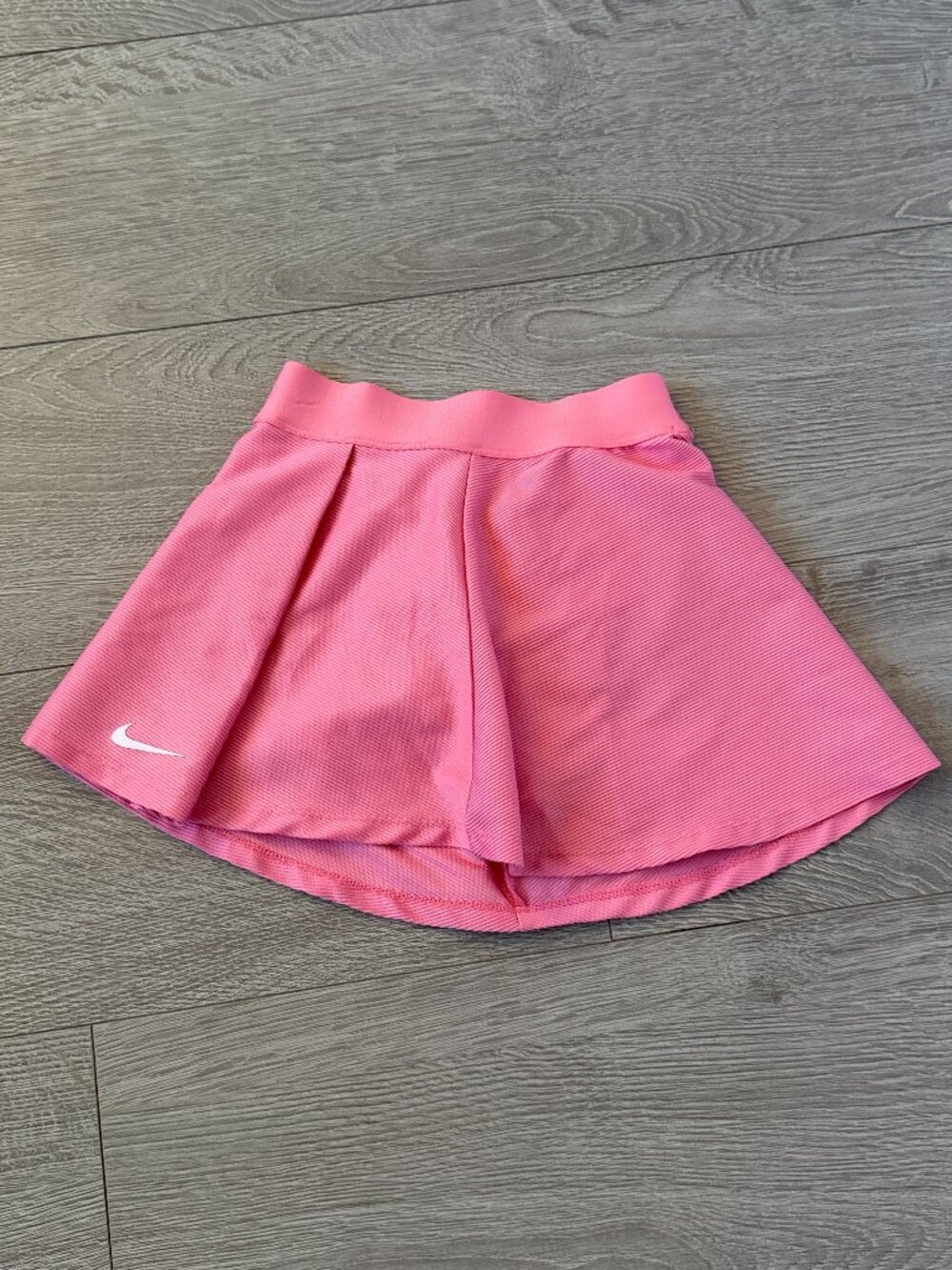 Nike Girls Dri-FIT Pink Athletic Tennis Skort Skirt with Built-In Shorts S 6-7